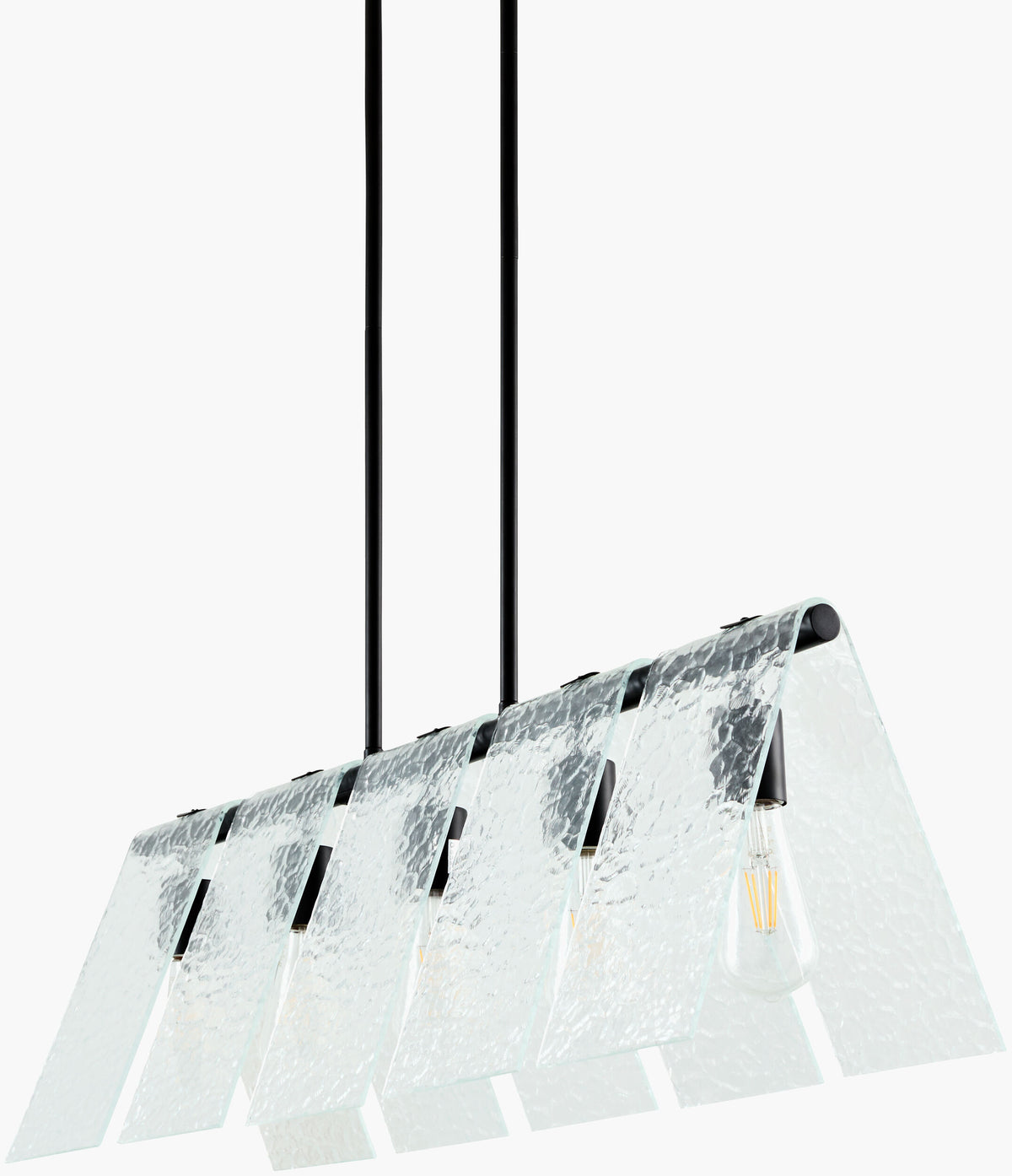 Vitracis Iron Chandelier, Powder Coated Black (VTC-010)