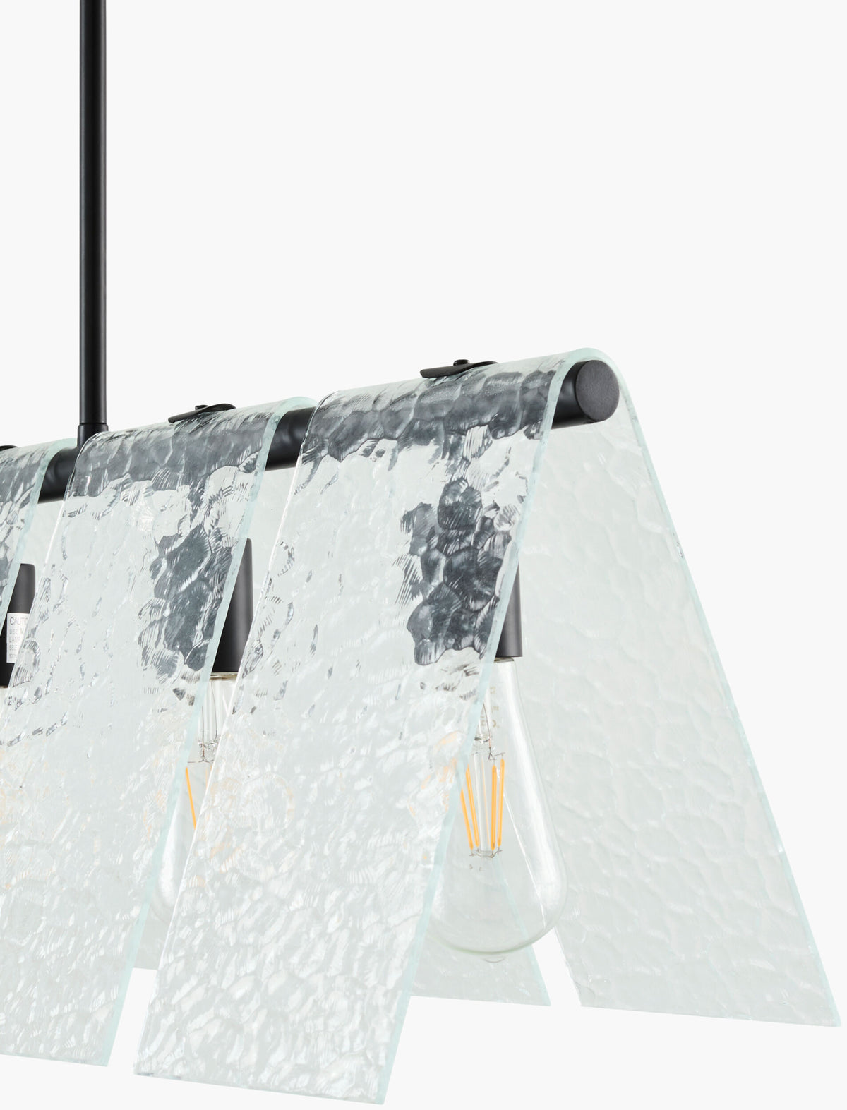 Vitracis Iron Chandelier, Powder Coated Black (VTC-010)