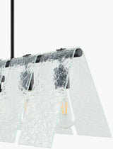 Vitracis Iron Chandelier, Powder Coated Black (VTC-010)
