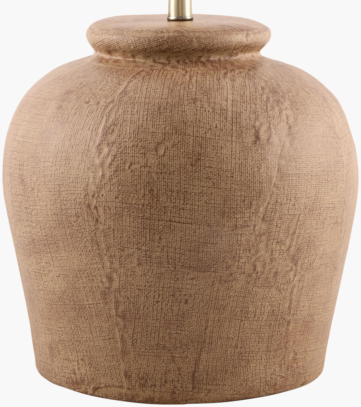 Veyra 29" Cement Table Lamp, Painted Brown