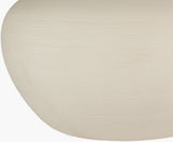 Warren 27" Ceramic Table Lamp, Glazed Cream