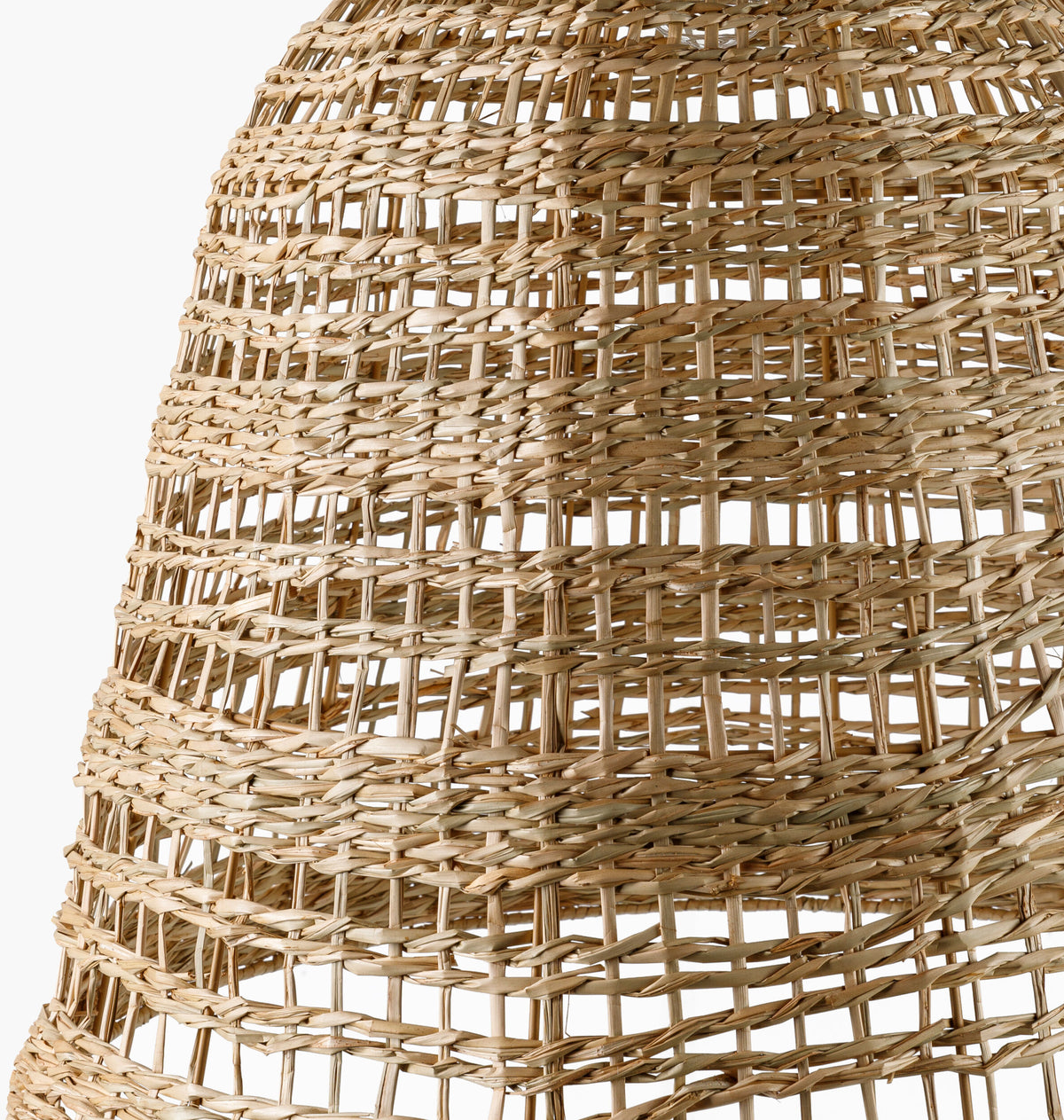 Windsong Rattan Pendant Light, Natural Black