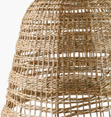 Windsong Rattan Pendant Light, Natural Black