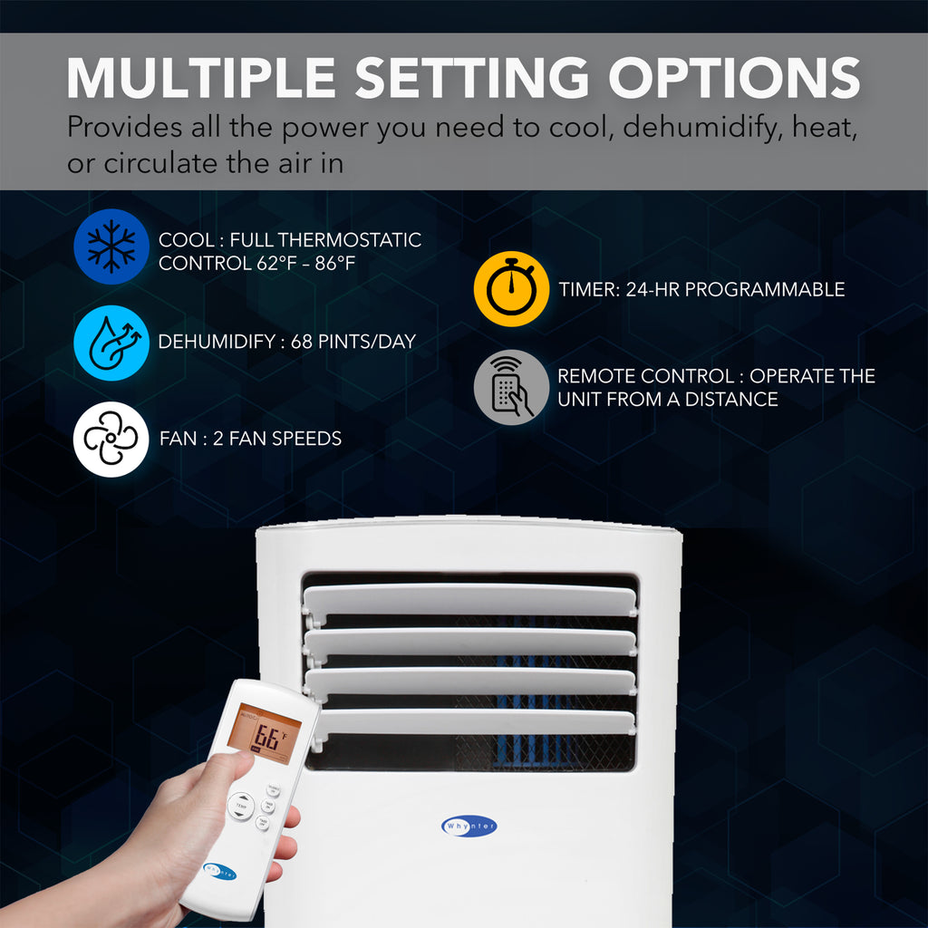 Whynter ARC-102CS feature detail