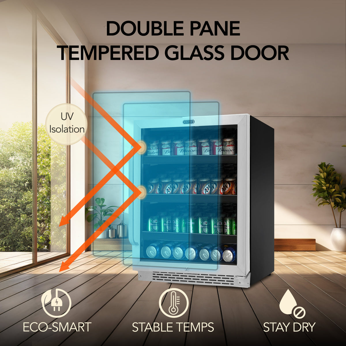 Whynter BBR-148SB Beverage Refrigerator