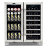 Whynter 30″ Built-In Dual Zone Wine & Beverage Refrigerator – Stainless Steel | BWB-3388FDS