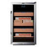Whynter 650-Count Electric Cigar Cooler and Humidor with Humidity Control and Spanish Cedar Shelves | CHC-421HC