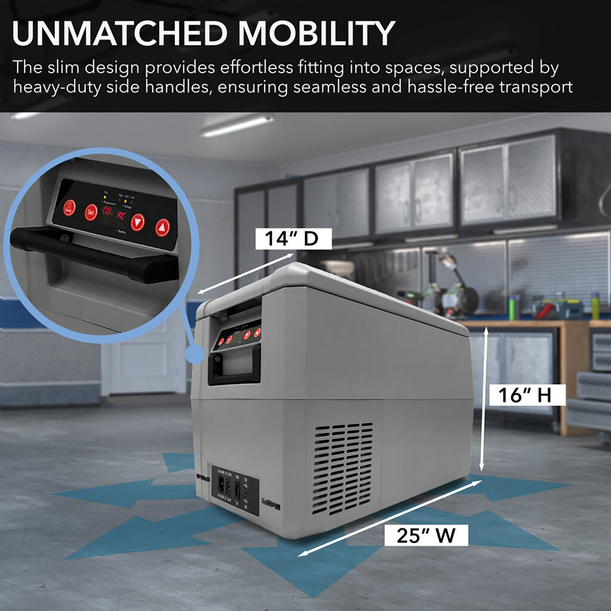 Whynter FMC-350XP feature detail