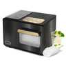 Whynter SonicSnö Countertop Nugget Ice Maker 40lbs/24hrs with Removable Ice Drawer, Chewable Pebble/Sonic Type Ice in Black and Gold Stainless Steel Finish | IBX-388BG