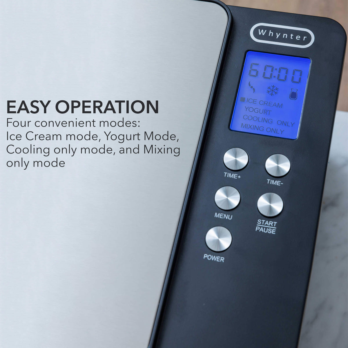 Whynter ICM-220SSY feature detail