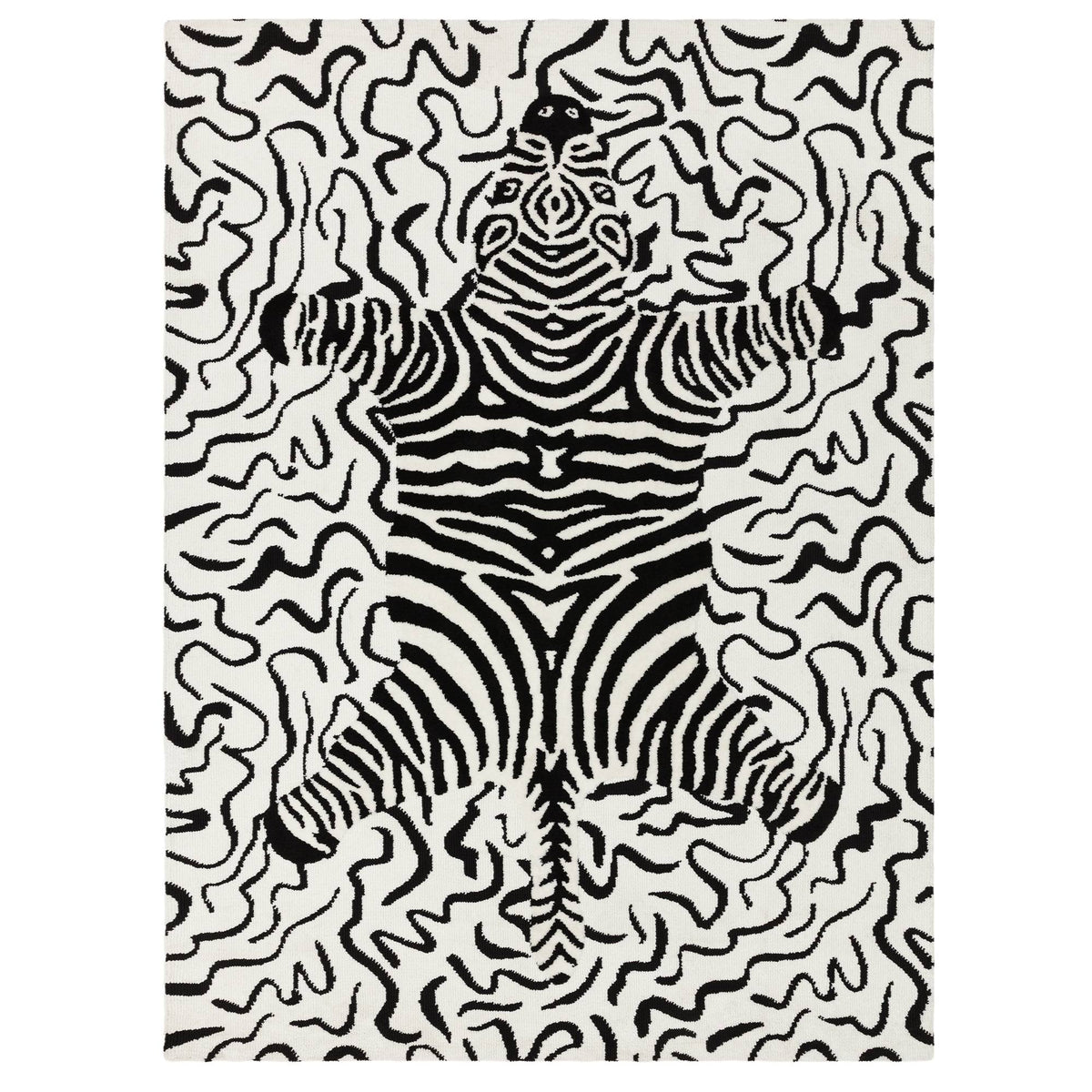 Wilder Rug - Zebra Mono