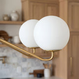 Wismar Iron Chandelier, Plated Gold