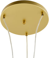 Wiluna Rubber Wood Chandelier, Hand Painted Beige