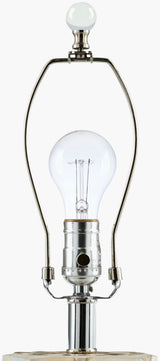 Walvis 31" Shell Table Lamp, Inlaid Cream, Translucent Clear