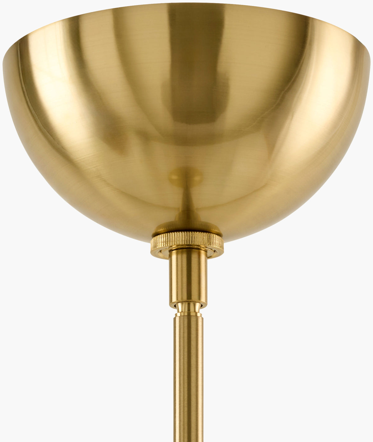 Warmandi Iron Pendant Light, Electroplated Metallic Gold
