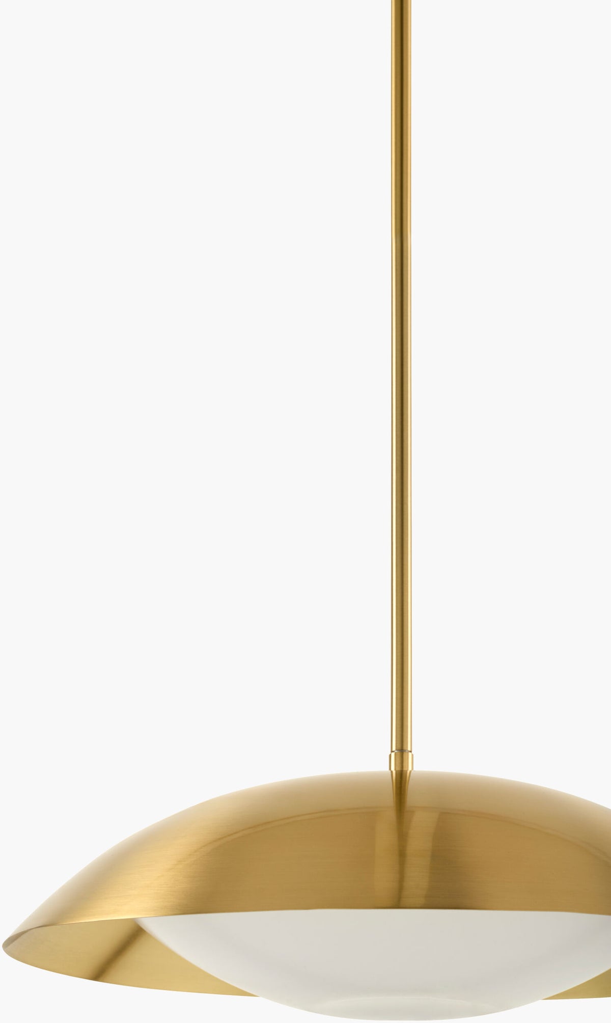 Warmandi Iron Pendant Light, Electroplated Metallic Gold