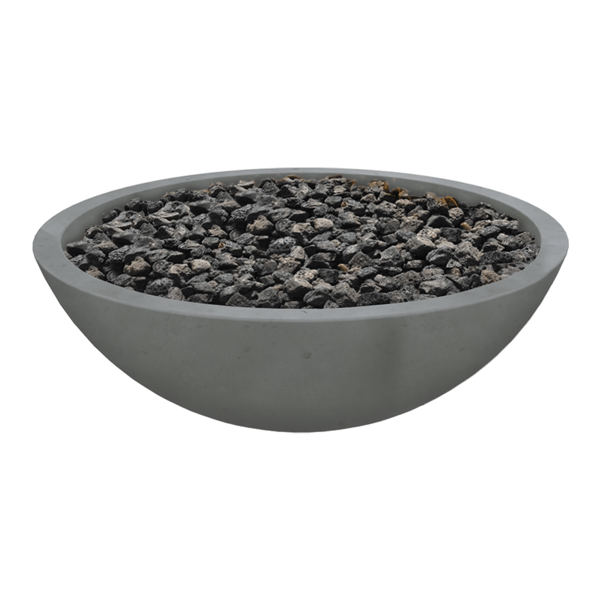 Fire by Design Round Wok Low-Profile Concrete Gas Fire Bowl