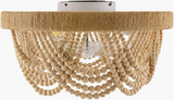 Windora Iron Chandelier, Painted Gold (WRA-001)