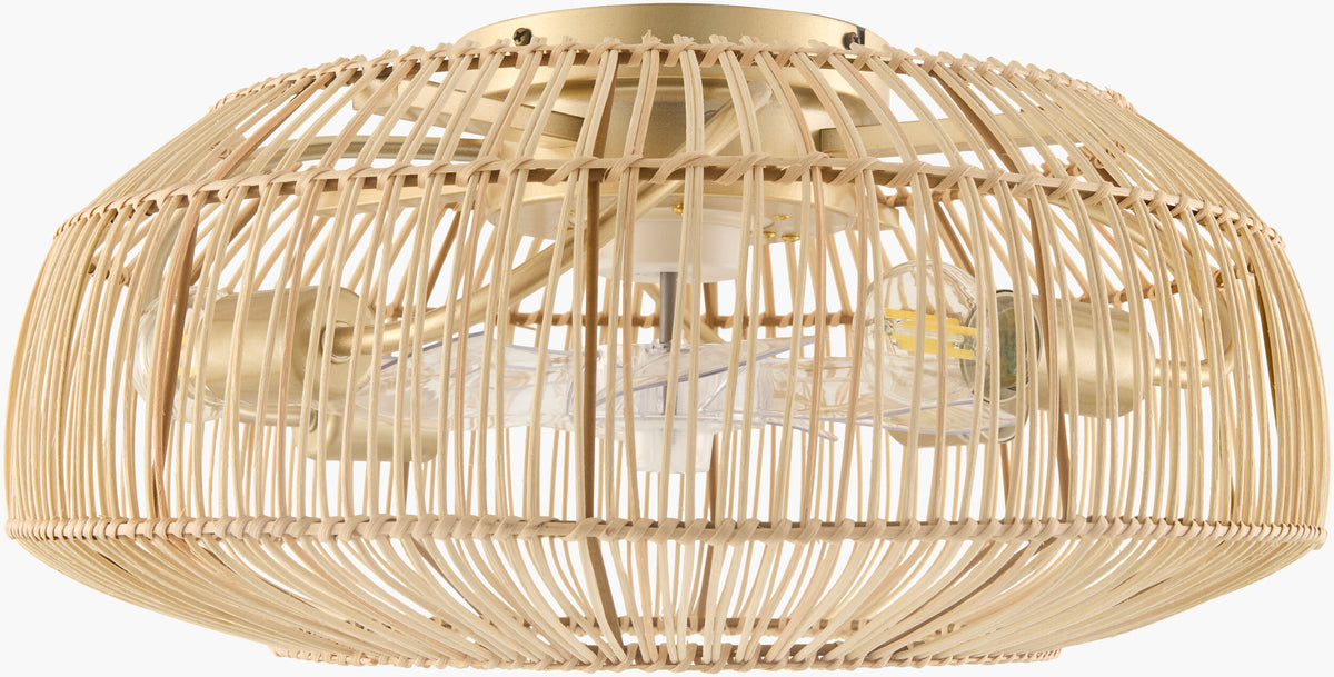 Windora Iron Chandelier, Painted Gold