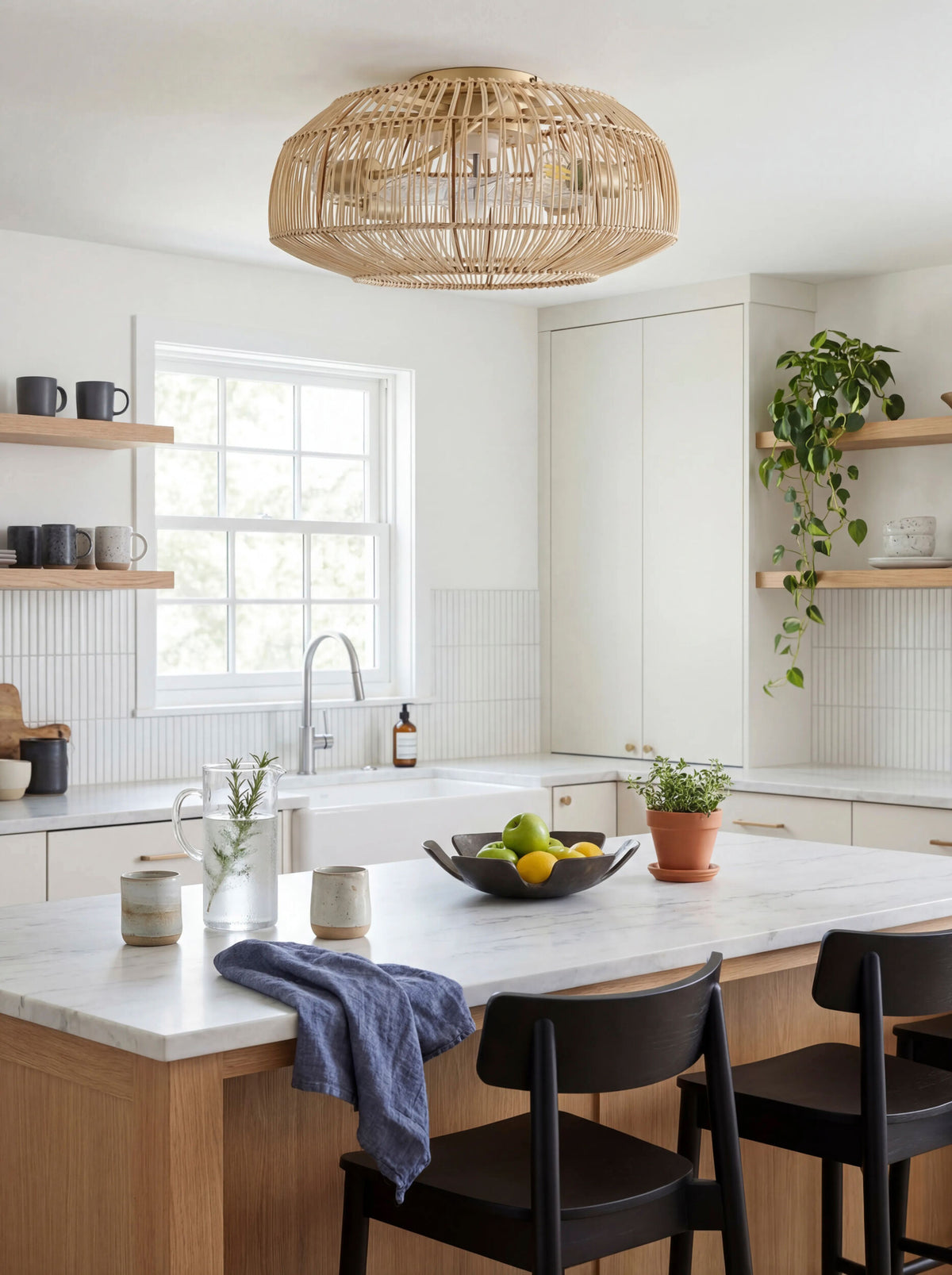 Windora Iron Chandelier, Painted Gold