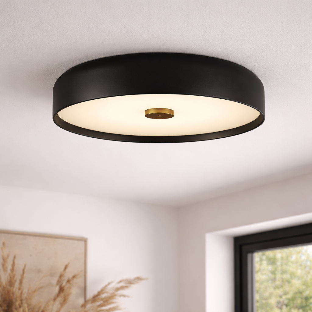 Ceiling Lamp with Rounded LED Shade