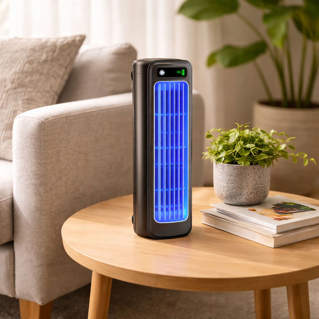 Desk Tower Fan With 3 Airflow Modes