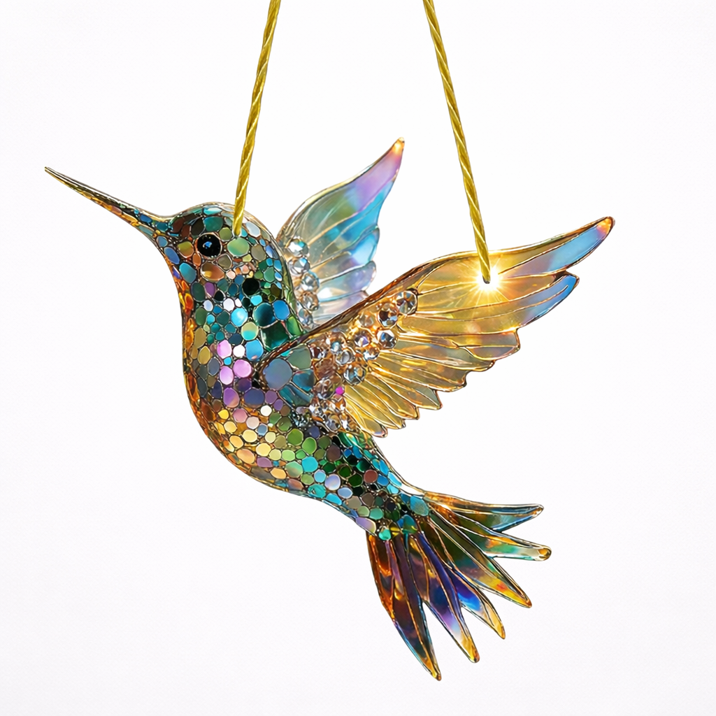 Decorative Window Hanging With Bird Motif