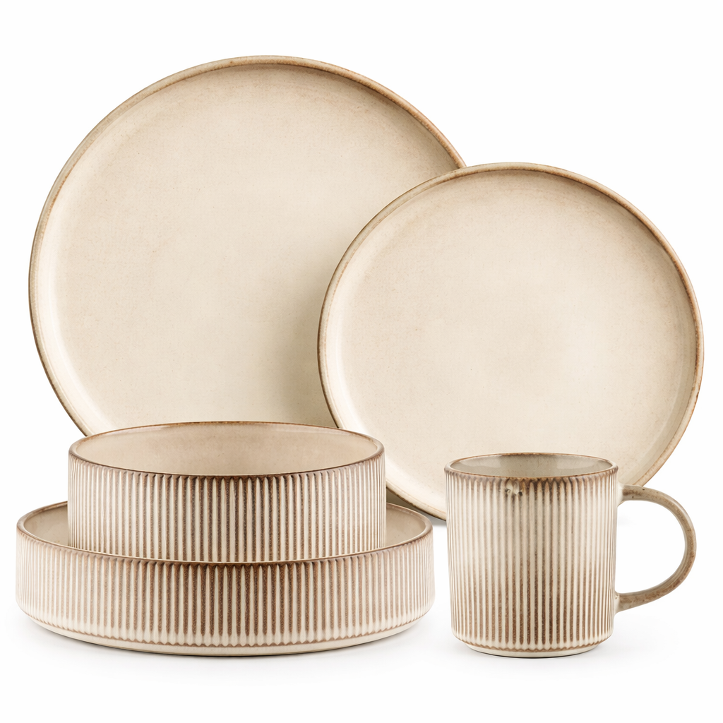 30-Piece Porcelain Dinnerware Set For 6 People