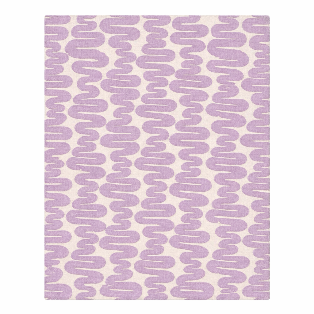 Decorative Rug With Bold Pattern