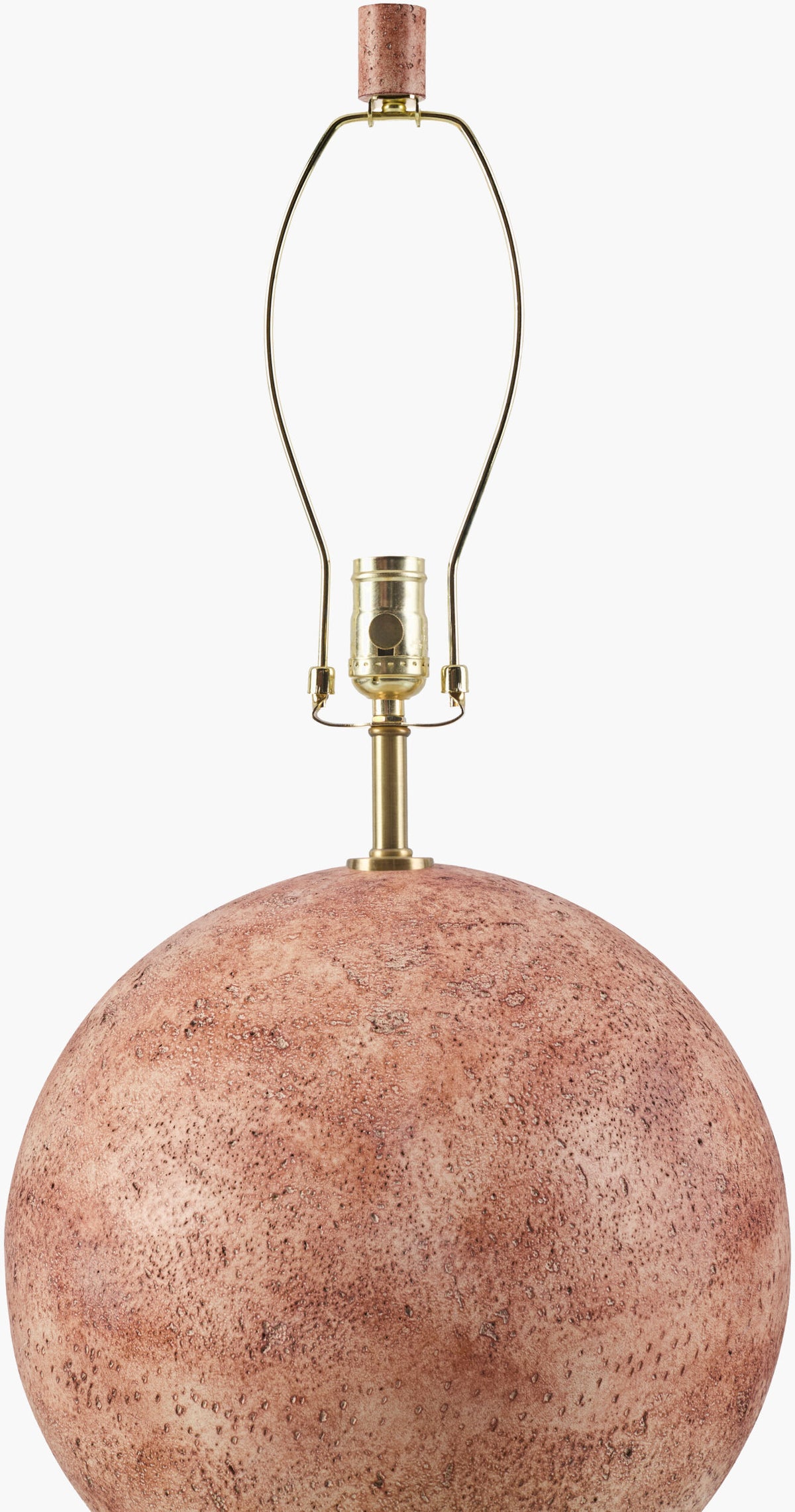 Xian 32" Cement Table Lamp, Painted Blush