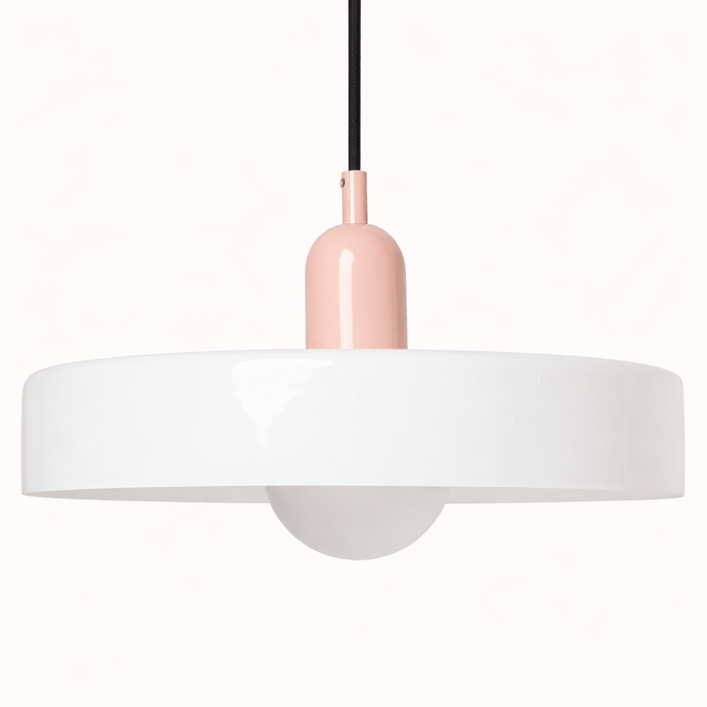Pendant Lamp With Round Glass Shade