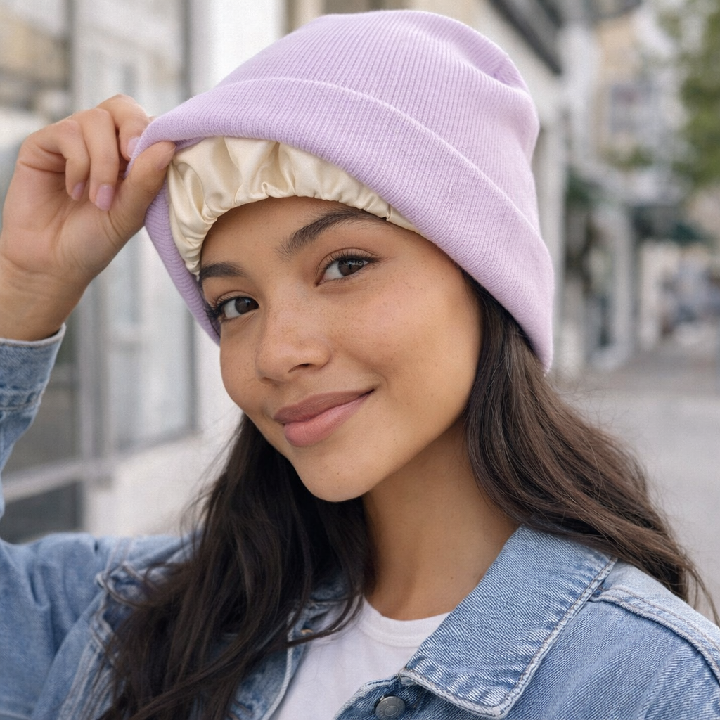Winter Hat With Smooth Lining