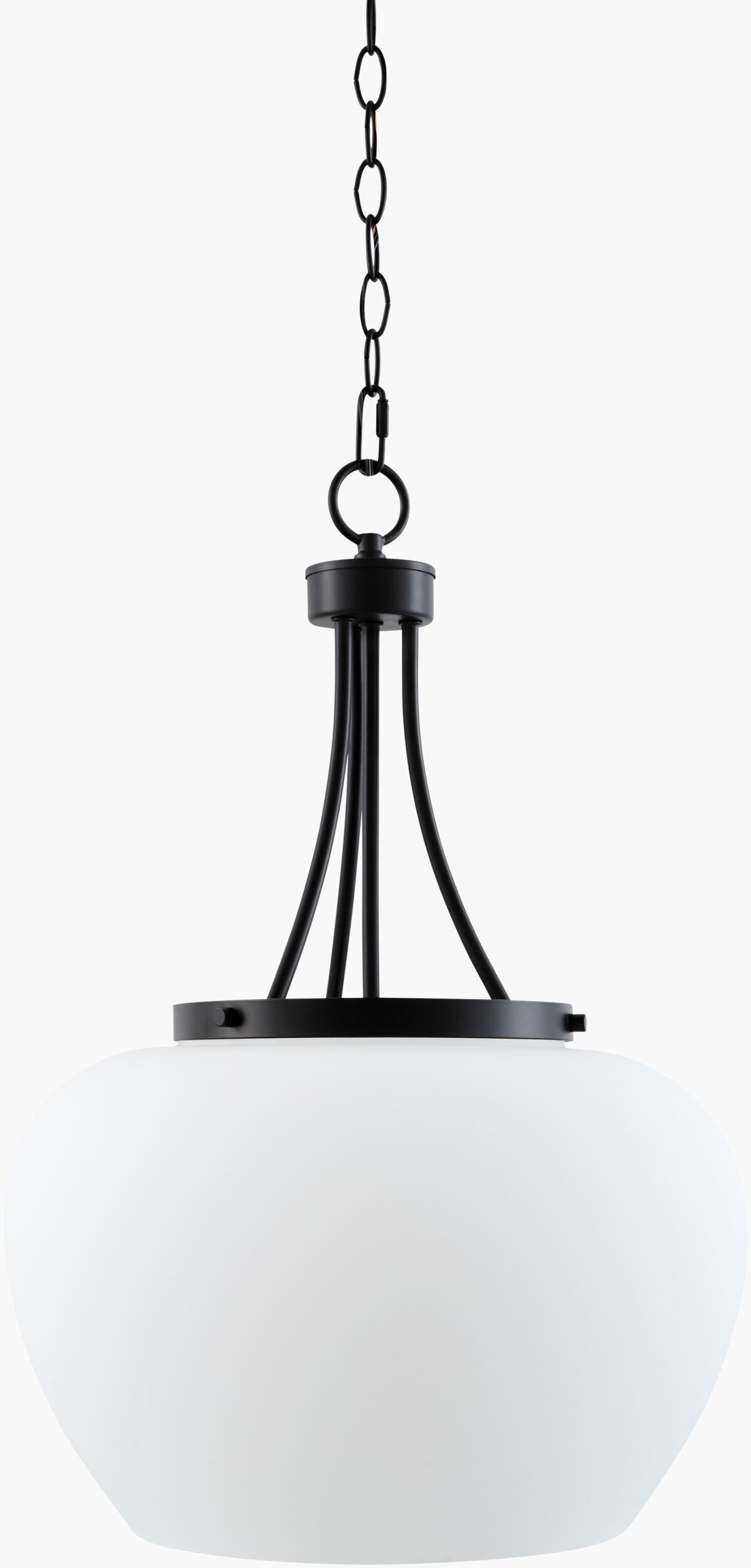 Yueva Iron Pendant Light, Powder Coated Black (YUEV-013)
