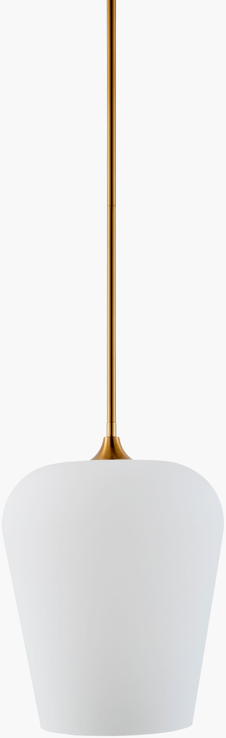 Yueva Iron Pendant Light, Electroplated Metallic Brass (YUEV-022)