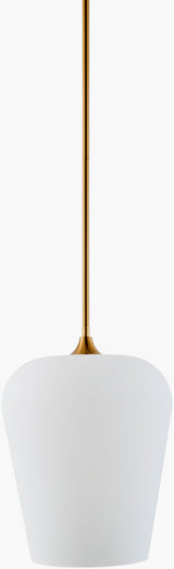 Yueva Iron Pendant Light, Electroplated Metallic Brass (YUEV-022)