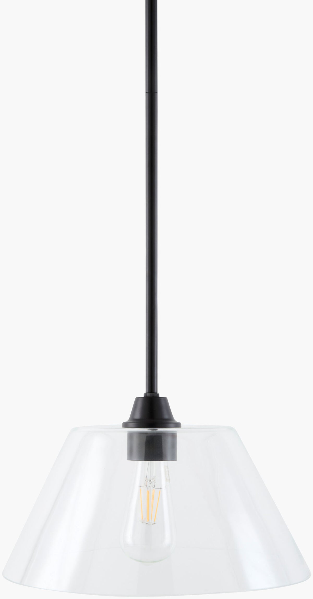 Yueva Iron Pendant Light, Powder Coated Black