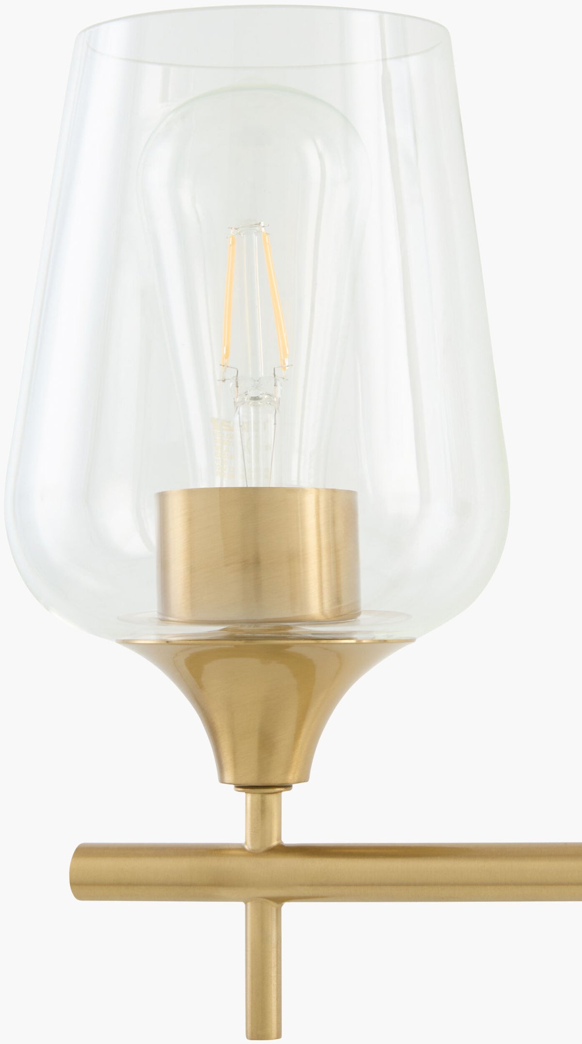 Yueva Iron Chandelier, Electroplated Metallic Brass (YUEV-008)