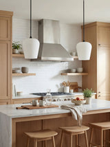 Yueva Iron Pendant Light, Powder Coated Black (YUEV-021)