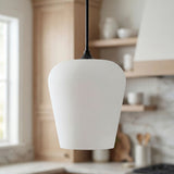 Yueva Iron Pendant Light, Powder Coated Black (YUEV-021)