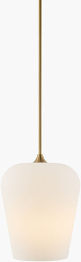 Yueva Iron Pendant Light, Electroplated Metallic Brass (YUEV-022)