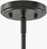 Yueva Iron Pendant Light, Powder Coated Black (YUEV-027)