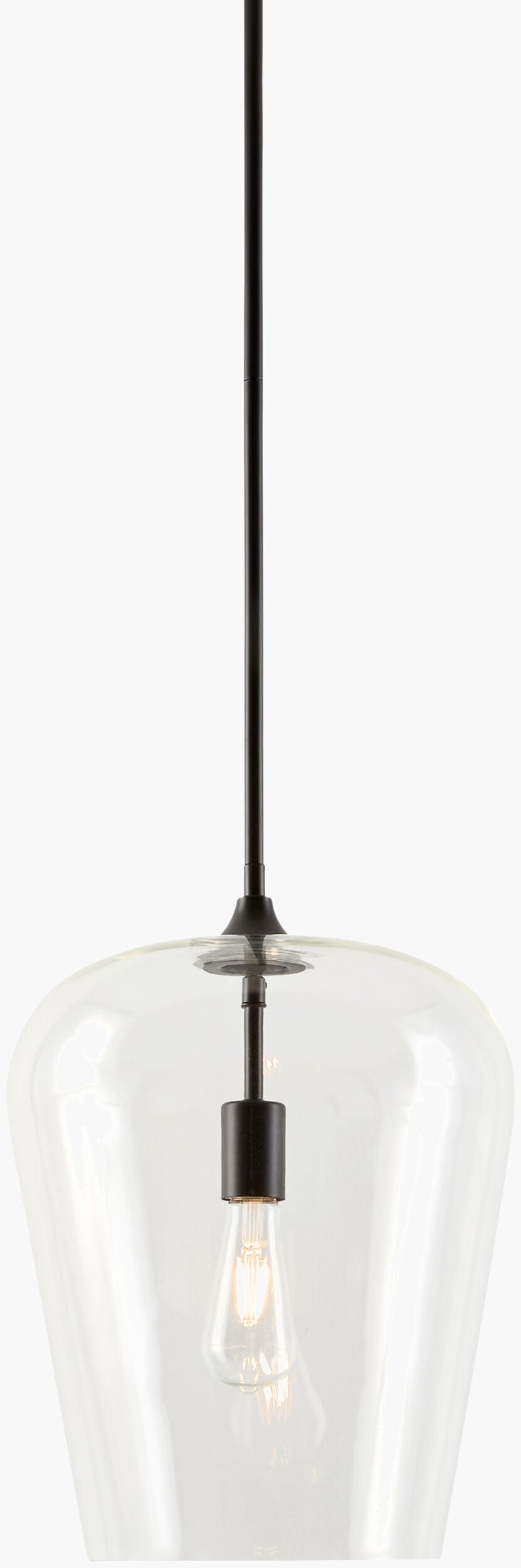 Yueva Iron Pendant Light, Powder Coated Black (YUEV-027)