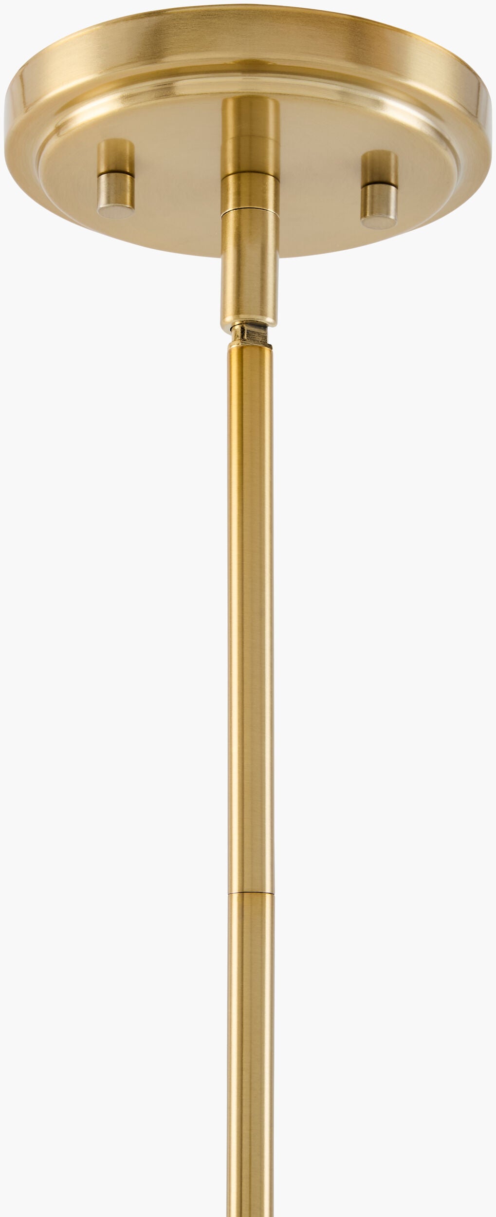 Yueva Iron Pendant Light, Electroplated Metallic Brass (YUEV-028)