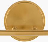 Yueva 10" Iron Wall Sconce, Electroplated Metallic Brass (YUEV-036)