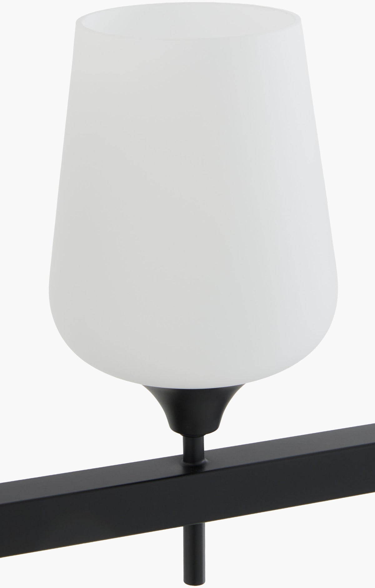Yueva Iron Chandelier, Powder Coated Black (YUEV-049)