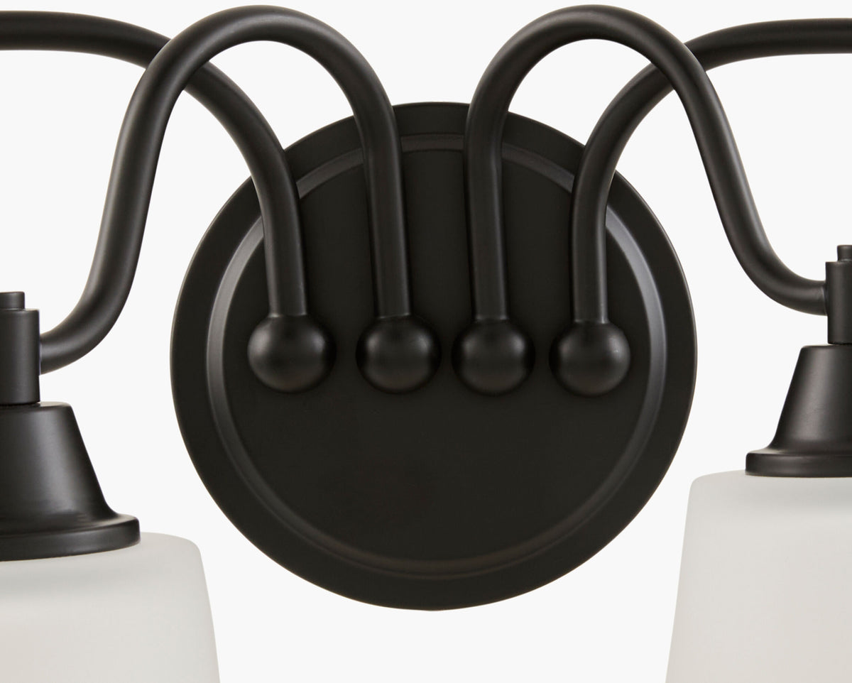 Yueva 9" Iron Wall Sconce, Powder Coated Black (YUEV-063)