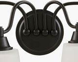 Yueva 9" Iron Wall Sconce, Powder Coated Black (YUEV-063)