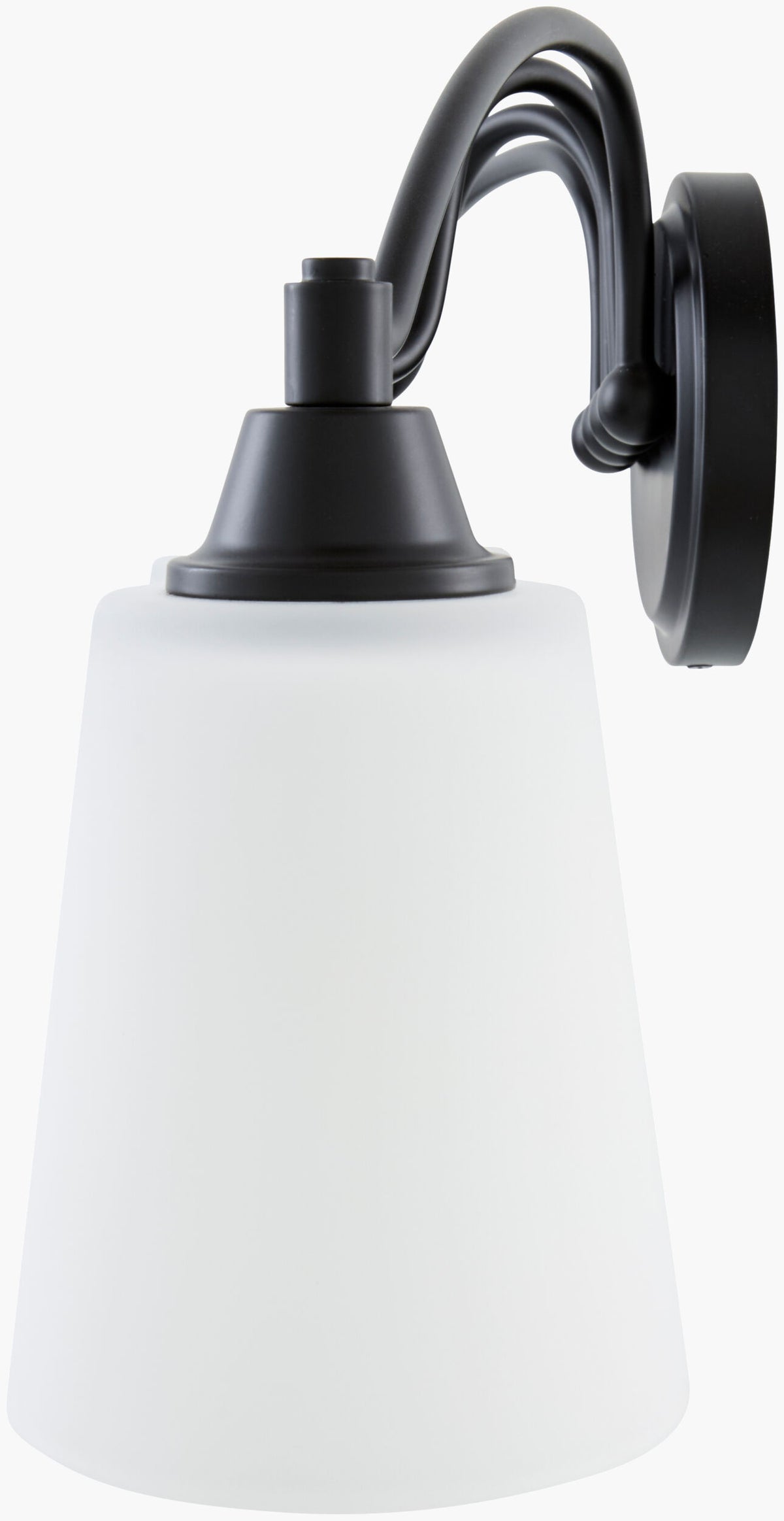 Yueva 9" Iron Wall Sconce, Powder Coated Black (YUEV-063)