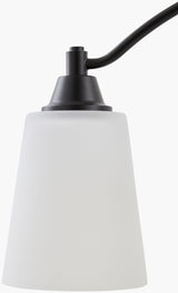 Yueva 9" Iron Wall Sconce, Powder Coated Black (YUEV-063)