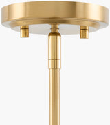 Yueva Iron Chandelier, Electroplated Metallic Brass (YUEV-074)